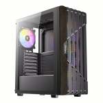 Antec AX63 Wood Argb Atx Mid Tower Gaming Chassis Black