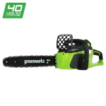 Greenworks 40V Chainsaw 40CM Bar - Lawnmowermecca.co.za