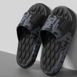Men's Graphic Slides Casual Non Slip Slippers Open Toe Eva Shoes For Indoor Outdoor Beach Shower Spring And Summer With Plus Siz