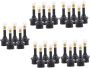 25PCS Optic To Jack Adapter Optical Audio To Female To Male Converter