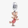 925 Sterling Silver Winnie The Pooh Bracelet Charm / Pendant