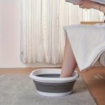 Collapsible Foot Soak Bath Basin - Large Portable Foldable Foot Spa Tub For Soothing Soak Sulfate-free Material Power-free Opera