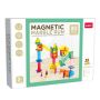 Magnetic Marble Run Playset - 80 Piece Magnetic Tiles & Tube Track Set