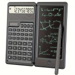 Scientific Calculators 10-DIGIT Lcd Display Foldable Calculator With Handwriting Board Solar And Battery Dual Power Supply For T