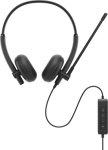 Dell WH125 Wired Headset Wired Noise-isolating Flexible MIC 3.5MM Jack – New