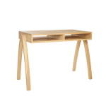 Wishbone Desk - Sealed With Whitewash Indoor Sealer