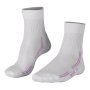 Falke Womens Netball Socks In White/brighy Lillac - White/bright Lilac / Onesize