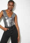 Power Bodysuit - Black & Silver
