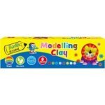 Bantex Modelling Clay Strips - 8 Colours 500G