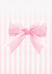 Bow & Stripes - Wall Art Print - A1