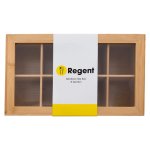 315MM Bamboo Tea Box 8 Compartments