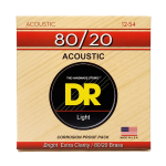 Dr Strings Hi-beam 80 20 Acoustic 12-54 Light Guitar Strings