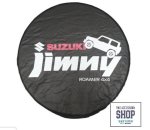 Suzuki Jimny 15 Inch 195 To 225 Tyre Pvc Spare Wheel Cover White Logo 2018- GEN4
