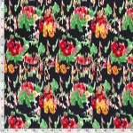 Visse Crepe Stretch Brushblossom Navy 19272-008