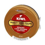 Kiwi Paste Shoe Polish Light Brown 50ML