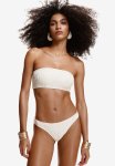 High-leg Bikini Bottoms - White