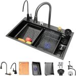 Puresteel JG20375638 75CM Premium 304 Stainless Steel Sink