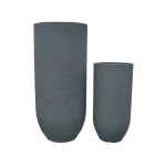 European Vertical Japi Planter Charcoal - Large