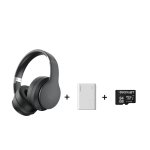 Vibe Comfort Bluetooth Headphones + Romoss 10 000MAH Power Bank + Patriot 64GB Memory Card Bundle