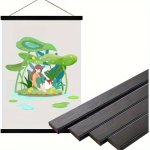 Versatile Magnetic Hanging Scroll Frame - Lightweight Detachable Wall Art Clip For Home Decor Multiple Sizes Available