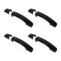 Glossy Black Door Handle Cover Compatible With Land Rover Discovery 4