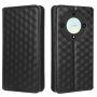 Magnetic Buckle 3D Patterned Leather Case Compatible With Honor X9A