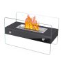 Portable Tabletop Fire Pit - Adjustable Flame 35CM Wind-resistant Burner