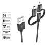 Philips 3-IN-1 Charging Cable Lightning Usb-c Micro USB DLC5204T/00