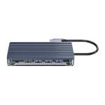Orico 11 Port Type-c Hub Grey LED Light Up Store
