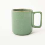 Flat Stackable Mug Choose From 6 Colours - Green