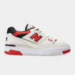 New Balance Men's 550 White red Sneaker