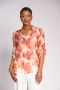 Coral Multi Print Woven Blouse