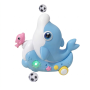 Interactive Musical Blow-ball Dolphin Toy
