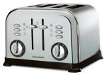Morphy Richards - 4 Slice Toaster - Brushed Steel
