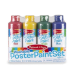 4AKID MELISSA-DOUG-POSTER-PAINT-4-BOTTLE-PACK