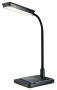 Bright Star Lighting Black Study Lamp Black With Phone Charger Cct And Dimmer