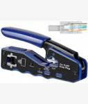 Netix RJ45 Pass Through Hole Crimper - Suitable For CAT5 CAT5E And CAT6 Cables 8P8C Plugs For RJ45 RJ11 RJ12 Cables One Plier Fo