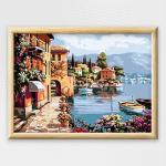Adult Paint By Numbers With Frame - Villa Views