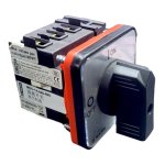 SJ075 – Menz Dc 3PST 2 Position 90 Degees Changeover On – Off Switch 20AMP 400 Volt Knob. Used