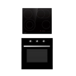 Midea Convection Oven & Ceran Hob Combo Black