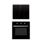 Midea Convection Oven & Ceran Hob Combo Black