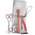 Jaguar Left-handed Pre Style Relax Satin Offset Basic Set With Scissor Thinner Razor Blades Comb & Bag