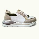 Dara Leather Sneaker - Olive Neutral - 8