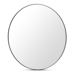 @home Round Wall Mirror Black 120CM