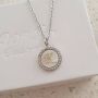 K17 - Initial Letter Necklace A-z Silver Stainless Steel - A Initial - CB0223213