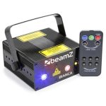 Beamz Bianca Double Laser 330MW Rgb Gobo With Remote