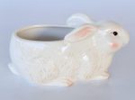 Cream Rabbit Flower Pot 12X23X12CM
