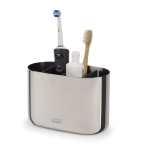 Joseph Joseph Easystore Luxe Stainless-steel Toothbrush Caddy Large