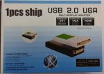 MicroWorld USB To Dvi HDMI Vga Multi-display Adapter