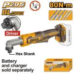 Ingco 20V Ps Cordless Angle Impacy Driver